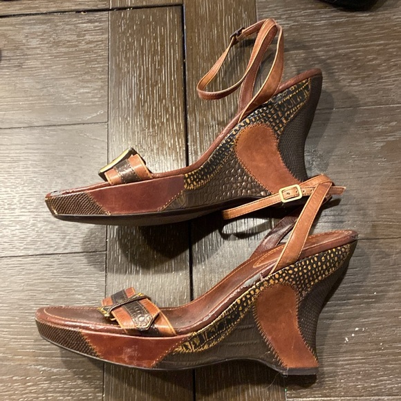 Hilary Radley Wedge Sandals size 10 - Picture 2 of 3